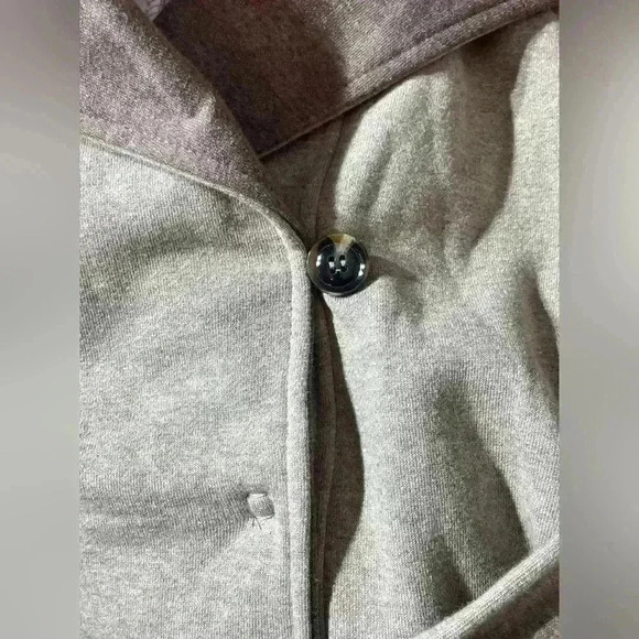 Sebby Tan & Brown Hooded Knit Belted Jacket Size Small Warm | Cozy | Fall - Picture 7 of 12